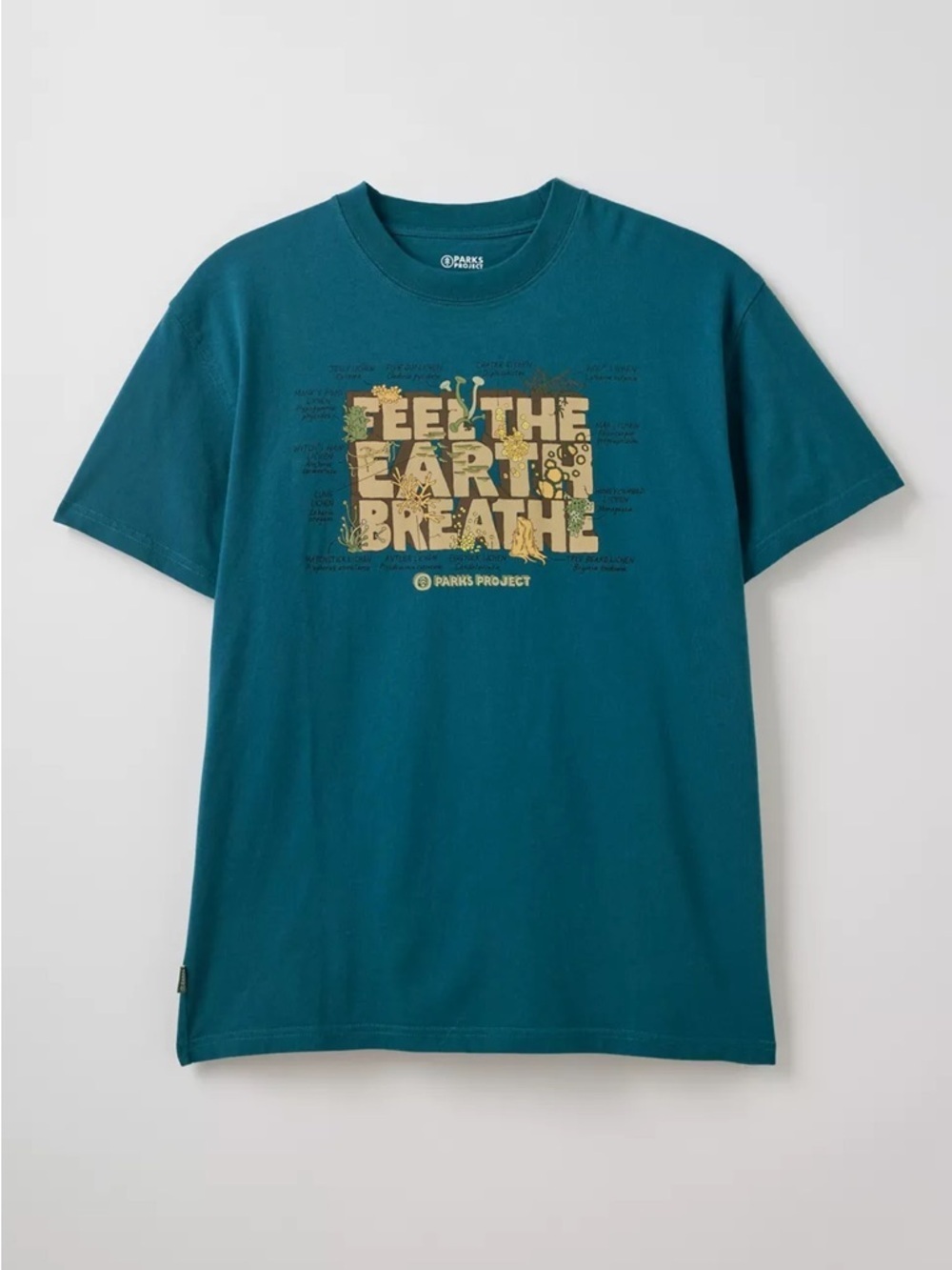 NWOT Parks Project Olympic Lichen Script Graphic Tee Size Large